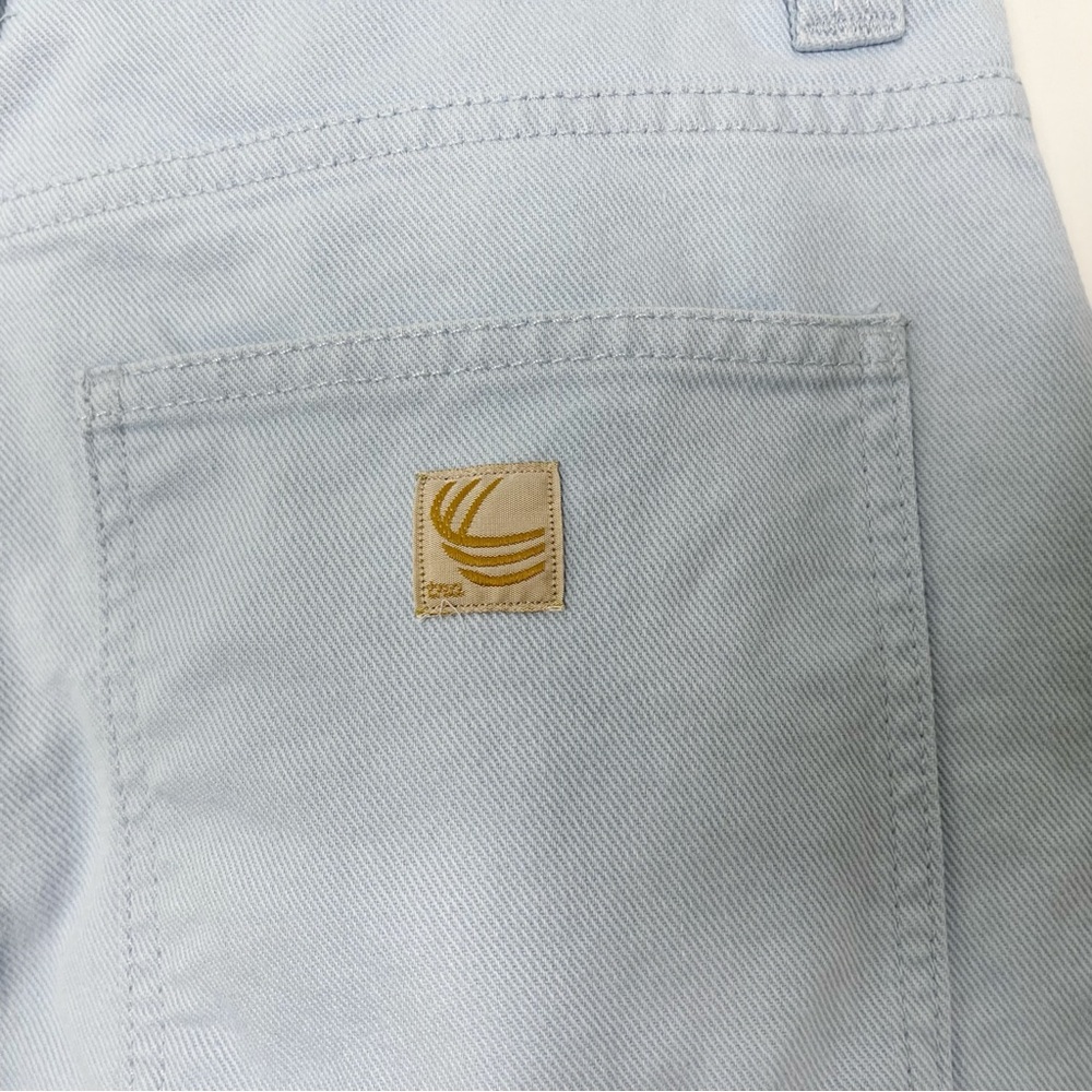 Aritzia TNA Light Blue Straight Leg 100% Cotton Cargo Pants Size 2 - Picture 8 of 15